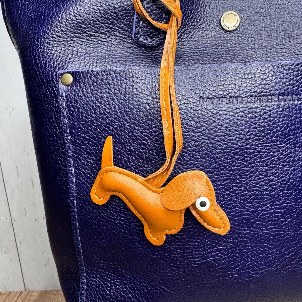 Dachshund Wiener Dog Bag Charm Dog Lover Purse Charm Brown Dog Cute Dog Charm